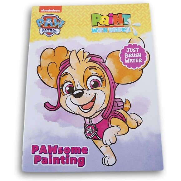 Nickelodeon Paw Patrol Coloring Book Paint with Water Books PAWSOME Painting - Picture 2 of 3